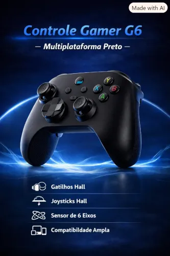 Controle sem fio para PC, Switch, Android e iOS