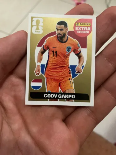 Cody gakpo dourado figurinha
