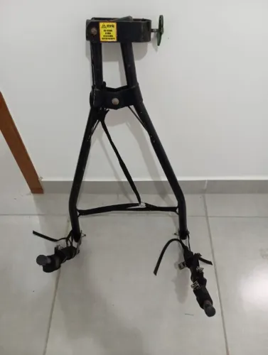 Suporte Transbike V De Engate Bola Reboque Para 3 Bicicletas Preto