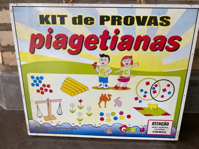 Kit de provas piagetianas