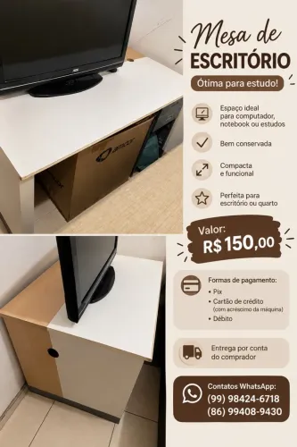 Mesa de escritório usada em bom estado 