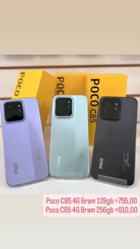 Poco C85 4G 6ram 128gb - Novos lacrados 