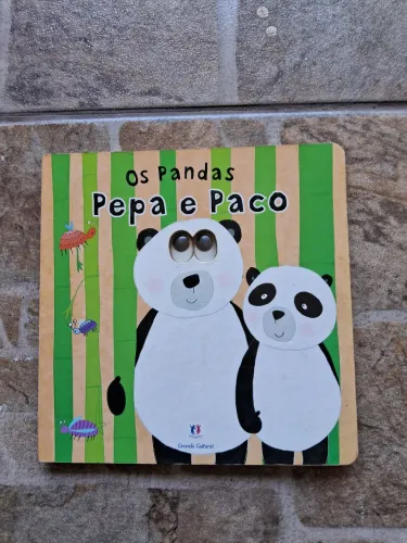 Livro infantil Os pandas capa dura