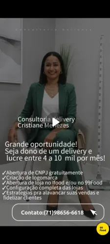 Delivery de comidas, excelente oportunidade