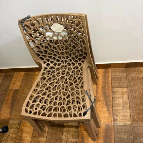 Conjunto com 4 cadeiras Gruvyer bege, novas. Faço entrega.