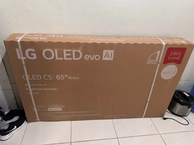 Smart TV LG OLED evo AI C5 4K de 65 polegadas