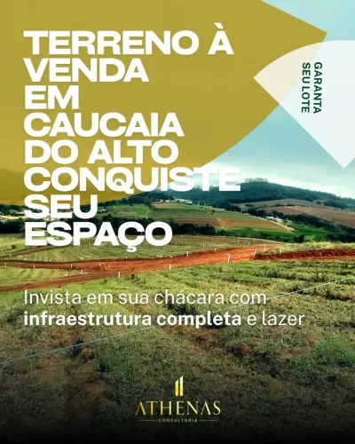 Seu Terreno para Chácara Está Aqui! Entrada a partir de R$ 14.999