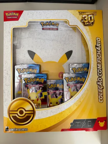 Binder coleção 30 anos Pokémon, fichário!