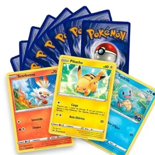 50 CARTAS ALEATÓRIAS DE POKÉMON
