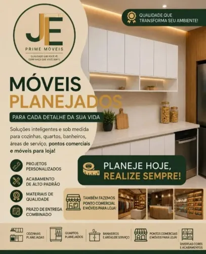 Móveis planejados em MDF