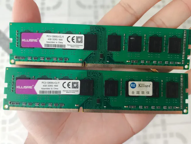 Memória 8gb DDR3 2x4