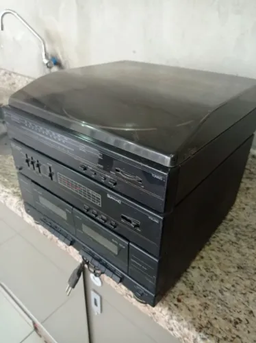 Aparelho de som antigo 3 em 1 marca CCE