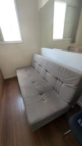 VENDO SOFÁ CAMA CINZA, SEM AVÁRIAS EM OTIMO ESTADO