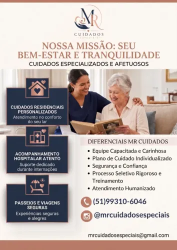 Cuidador de Idosos Porto Alegre e Região | Agência 24h Segura