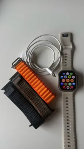 APPLE WATCH ULTRA 1 - 92% Bateria + 3 Pulseiras