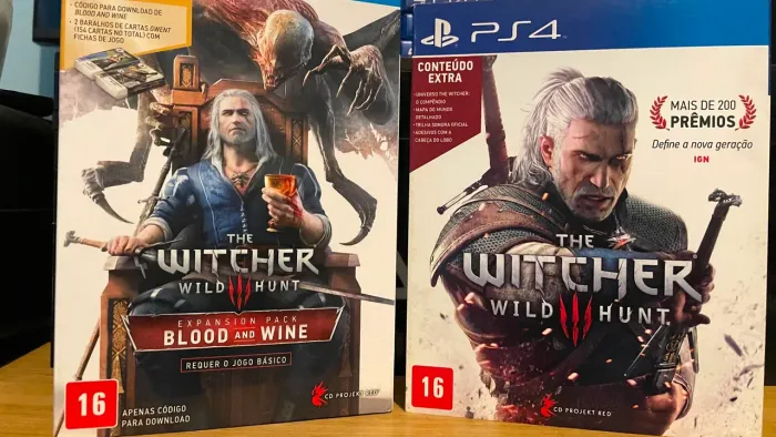 The Witcher 3 - Wild Hunt + Expansion pack Blood and Wine | Edição com cartas Gwent