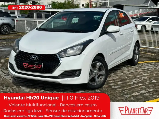 Hyundai HB20 Unique 1.0 Flex 12V Mec. 2019
