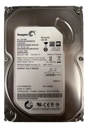 HD Sata Seagate 500GB