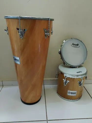 Kit de instrumentos Timba, Repique e Pandeiro
