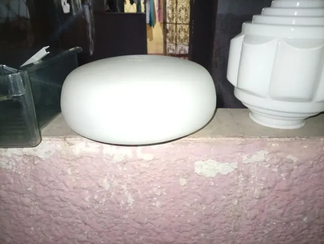 Culpula /globo opalina ( vidro leitoso fosco)grande 