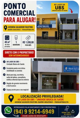ALUGA SE PONTO COMERCIAL 