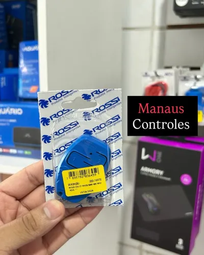 Controle Rossi para Portão Eletrônico Azul 