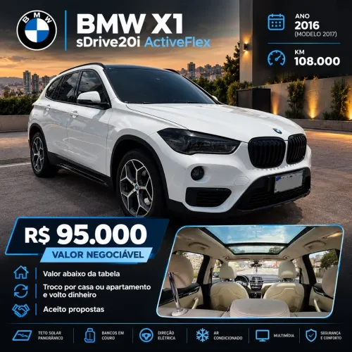 BMW X1 Sdrive 20I 2.0/2.0 TB Acti.flex Aut. 2017