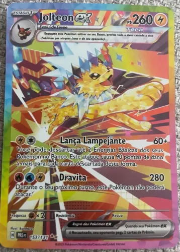 Carta Pokémon Jolteon ex 153/131