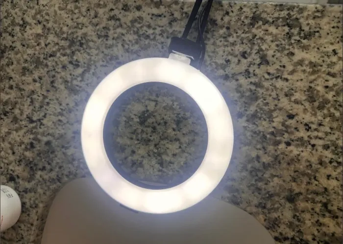 Ring light mini com tripé 