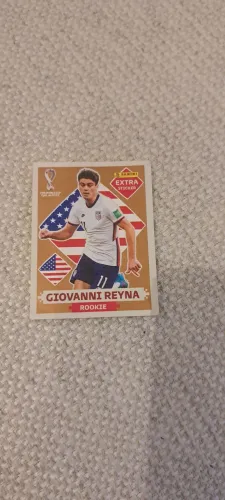 Figurinha da copa 2022 Giovanni Reyna Legend bronze
