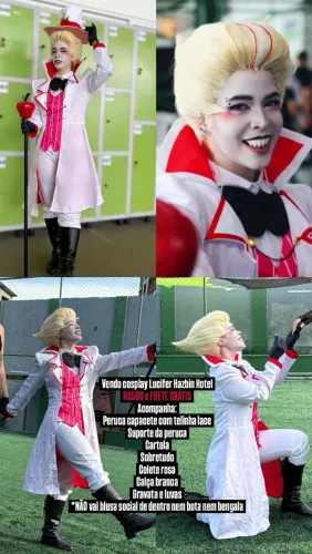 Cosplay COMPLETO Lucifer Hazbin Hotel 