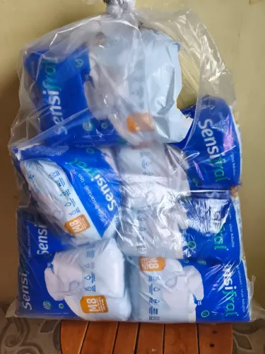 ?Fralda Geriátrica Sensifral M - Fardo Fechado Com 8 Pacotes (64 Unidades)