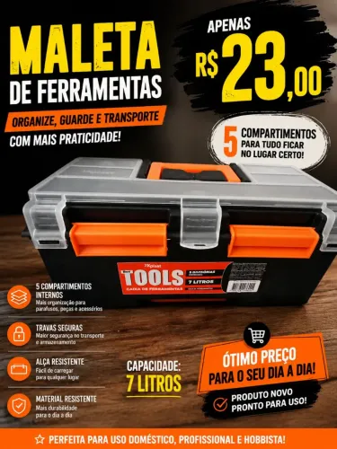 Maleta de Ferramentas Nova
