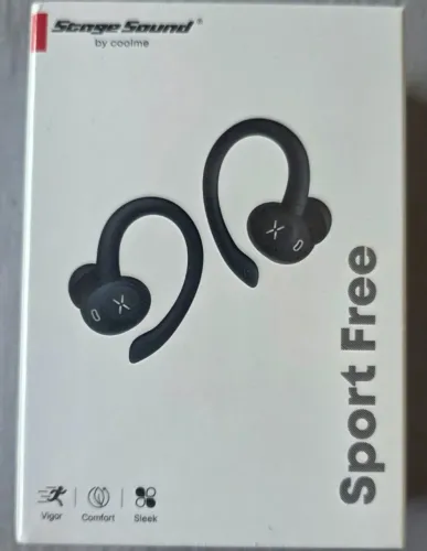 Fones de Ouvido BT 5.4, SportFree Gancho, 30h de Bateria, IPX5 - Original - Lacrado