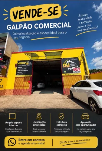 Galpão Comercial - Av. Amadeu Barbosa