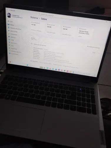 Vendo notebook Lenovo i5 passo cartão