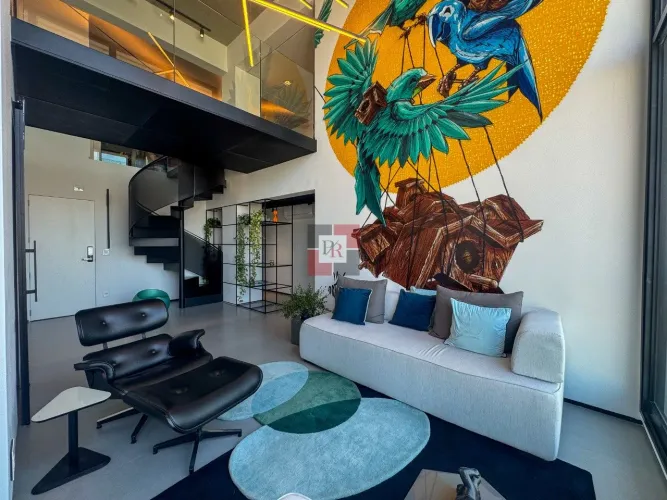 Cobertura luxuosa mobiliada com 220m² e 3 suítes no Galeria 90