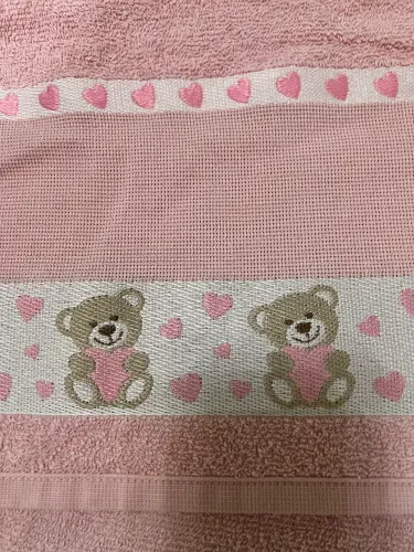 Toalha de banho infantil para bordar