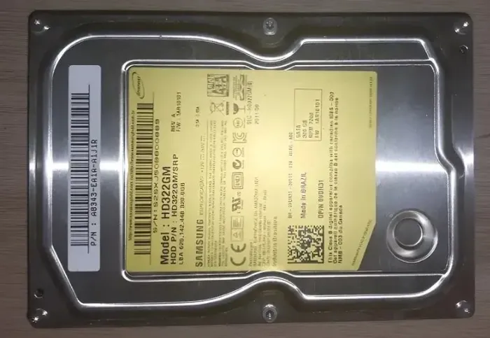 Hd Samsung 320gb Sata 3.5 7200rpm . Saúde 100%