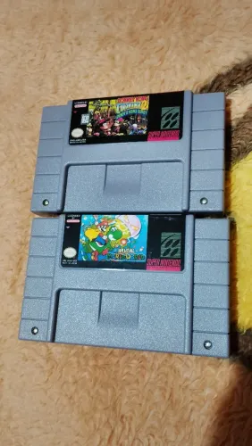 5 fitas super Nintendo