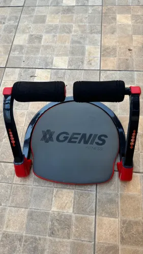 : Aparelho Abdominal AB Max Genis Fitness Polishop - Dobrável 3 Níveis