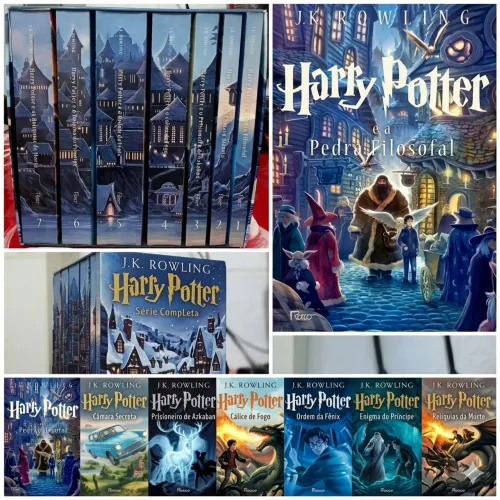 Box Harry Potter Série Completa (7 Livros) - Editora Rocco (Novo / Nunca Lido)