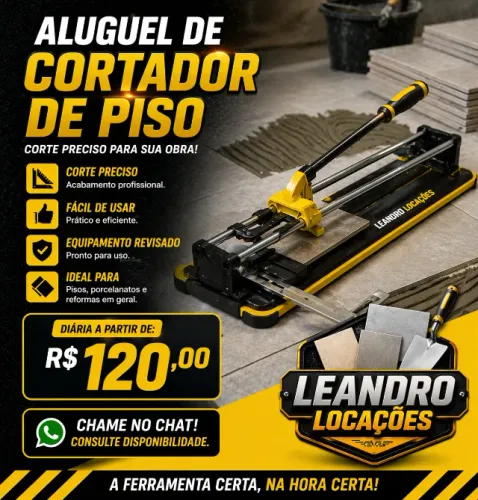 Aluguel de Cortador de Piso Manual
