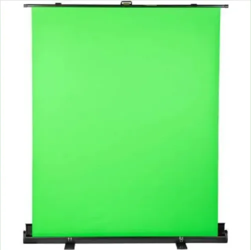 Tela Verde Chroma Key Husky Gaming, Retrátil, Com ajuste de altura, Case para Transporte