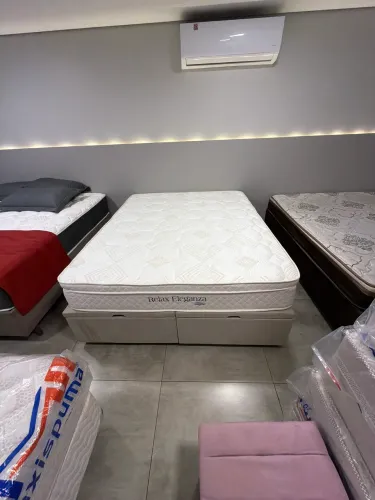 Colchão Queem com baú Ecoflex 