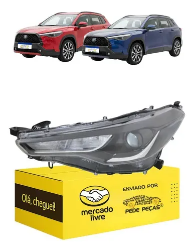 Farol Toyota Corolla Cross Xr 2021 22 23 2024 Elétrico Le Esquerdo/motorista