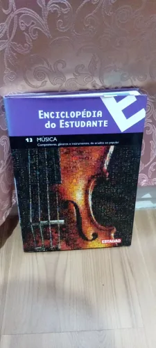 Livro Enciclopédia do Estudante: Música - usado