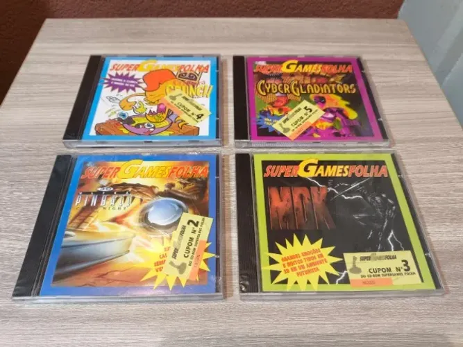 Lote Coleção CD Roms Revistas Novos e Usados
