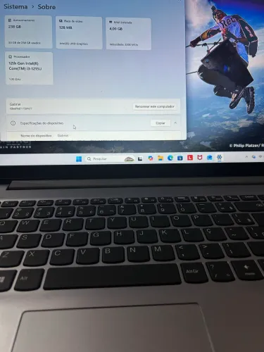 PRA SAIR HOJE NOTEBOOK LENOVO 238GB RAM 4