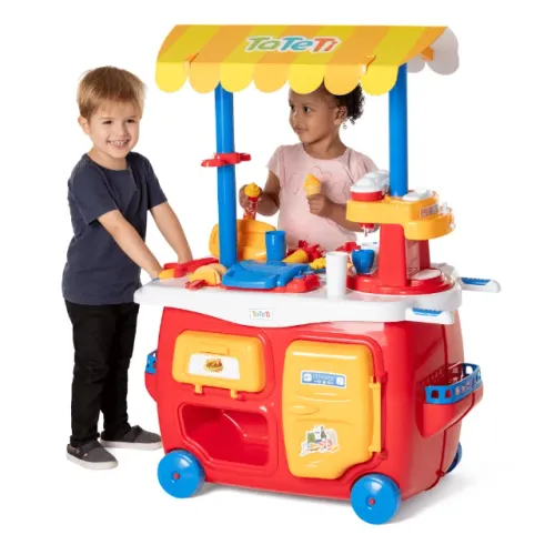 Lanchonete completa com hamburgueria de brinquedo